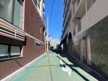 【東京都/新宿区市谷山伏町】市ヶ谷グリーンハイツ 前面道路