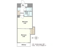 【東京都/新宿区市谷山伏町】市ヶ谷グリーンハイツ 間取り図