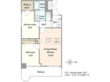 【東京都/新宿区百人町】アゼリアコート 間取り図