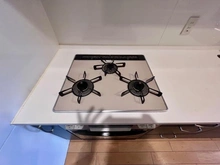 【東京都/江東区白河】イーストコモンズ清澄白河フロントタワー キッチン：三口コンロ