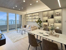 【東京都/港区芝浦】芝浦アイランドケープタワー リビング・ダイニング：※家具・調度品は販売価格に含まれません。