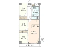 【神奈川県/川崎市宮前区有馬】鷺沼さくら公園スカイマンション 間取り図