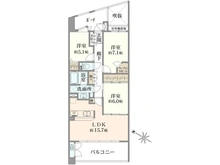【神奈川県/川崎市宮前区犬蔵】アルスたまプラーザD.ヒルズ 間取り図