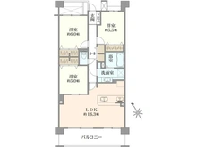 【神奈川県/相模原市中央区清新】クリオ相模原伍番館 間取り図