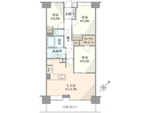 【神奈川県/横浜市戸塚区矢部町】戸塚西パーク・ホームズ 壱番館 間取り図