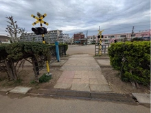 【千葉県/市川市福栄】新日本サンライズ行徳 駅前公園（現地より約238m）：ミニSL線路