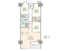【神奈川県/横浜市南区井土ケ谷中町】ヴェレーナグラン横濱井土ヶ谷 間取り図