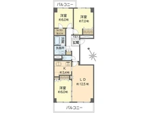 【神奈川県/横浜市戸塚区品濃町】ニューシティ東戸塚南の街 参号館 間取り図