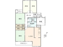 【神奈川県/横浜市泉区新橋町】新橋ハイツ 1号棟 間取り図