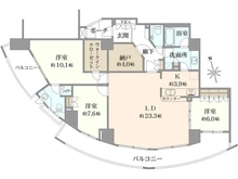 【神奈川県/横浜市瀬谷区五貫目町】マークスプリングス・メゾンC 間取り図