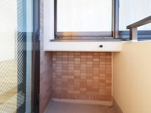 【神奈川県/川崎市高津区溝口】朝日クレス・パリオ溝の口 バルコニー：キッチン側