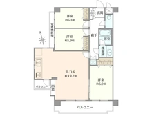 【神奈川県/川崎市高津区溝口】朝日クレス・パリオ溝の口 間取り図