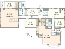【神奈川県/横浜市南区六ツ川】サウスヒルズ横浜弘明寺 間取り図