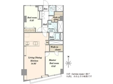 【東京都/新宿区下落合】目白が丘マンション 間取り図