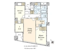 【東京都/港区港南】品川Vタワー 間取り図
