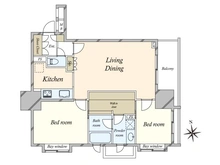 【東京都/港区高輪】ピアース高輪 間取り図