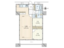 【東京都/港区港南】ラクシア品川ポルトチッタ 間取り図