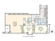 【東京都/港区高輪】THE IMPREST高輪 間取り図