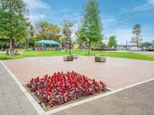 【東京都/港区港南】ワールドシティタワーズ アクアタワー 港南緑水公園（現地より約80m）