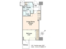 【東京都/中央区銀座】クオリア銀座 間取り図