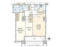 【東京都/品川区東品川】ラグナタワー 間取り図