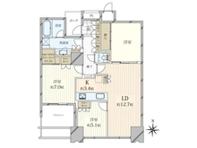 【東京都/港区港南】ワールドシティタワーズ　キャピタルタワー 間取り図