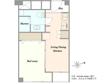 【東京都/港区高輪】高輪グランドハイツ 間取り図