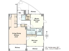【東京都/港区白金台】アビテ白金台 間取り図