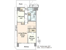 【東京都/大田区大森西】マイキャッスル大森町エクセレントステージ 間取り図