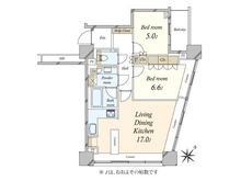 【東京都/港区高輪】ザ・ヒルトップタワー高輪台 間取り図
