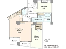 【東京都/港区港南】品川Vタワー 間取り図