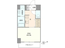 【大阪府/大阪市浪速区下寺】クレビオス難波EAST 間取り図