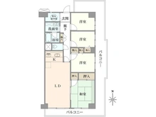 【大阪府/大阪市住之江区北加賀屋】ネオコーポ北加賀屋 間取り図