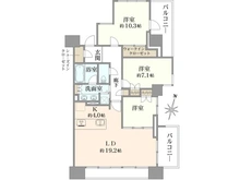 【大阪府/大阪市都島区片町】プラウド大阪城 間取り図