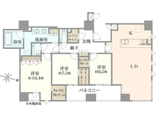 【大阪府/大阪市北区中津】ザ・パークハウス大阪梅田タワー 間取り図