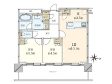 【東京都/江東区亀戸】プラウドタワー亀戸クロス ブライトタワー 間取り図