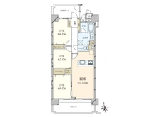 【東京都/江東区東砂】ライオンズマンション東大島第2 間取り図