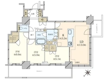 【東京都/江戸川区平井】プラウドタワー平井 間取り図