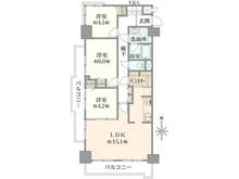 【東京都/足立区江北】エンゼルハイム鹿浜第6 間取り図