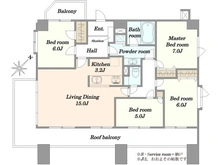 【東京都/江戸川区東小岩】ナイスアーバン東小岩 間取り図