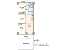 【東京都/足立区島根】日商岩井西新井マンション  間取り図