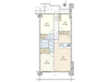 【千葉県/船橋市藤原】エステ・シティ船橋弐番館 間取り図