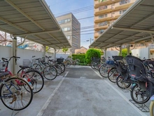 【東京都/葛飾区立石】トーア立石マンション B棟 駐輪場