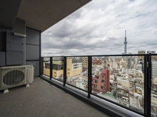 【東京都/台東区浅草】THE ASAKUSA RESIDENCE バルコニー