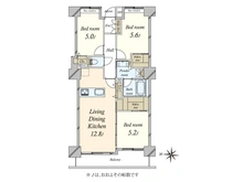 【東京都/江戸川区平井】ビューネタワー平井 間取り図