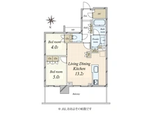 【東京都/江東区亀戸】プラウドタワー亀戸クロス ゲートタワー棟 間取り図