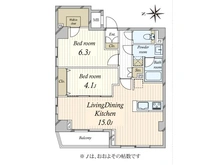 【東京都/墨田区緑】ミルーナヒルズ錦糸町 間取り図