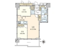 【東京都/江東区亀戸】プラウドタワー亀戸クロス ゲートタワー 間取り図