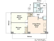【東京都/江東区大島】ダイアパレス大島 間取り図