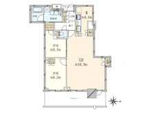【兵庫県/尼崎市南塚口町】プラウド阪急塚口駅前 間取り図
